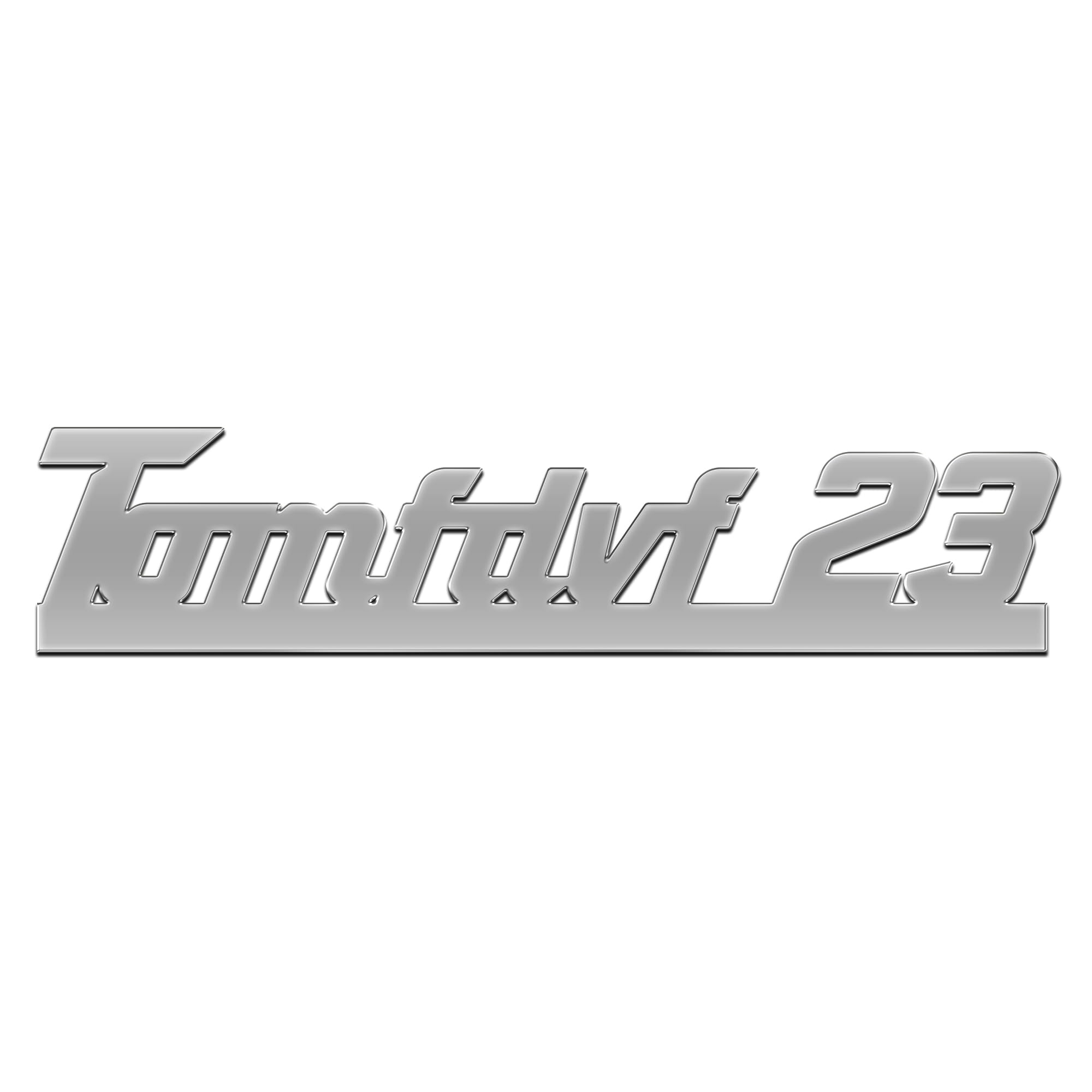 Custom Car Emblems Text Number Letter. Personalized 3D Metal